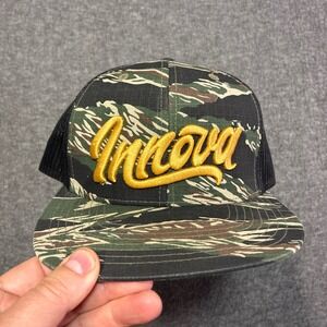 Innova Disc Golf Trucker Hat Mens OSFA Camo Tiger Stripe Mesh Snapback
